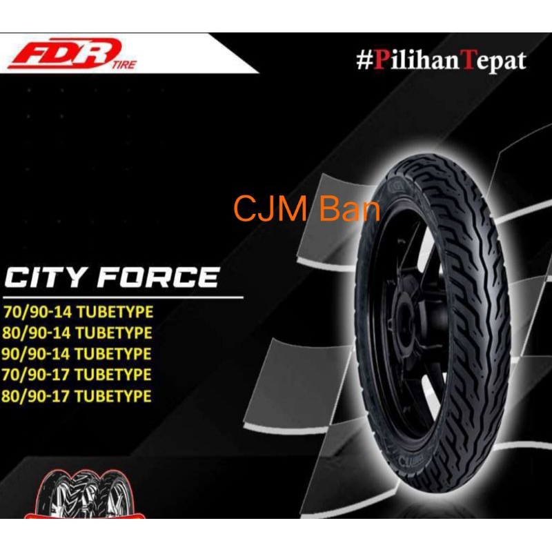 Ban luar Biasa (tube type) depan atau belakang FDR City force  80/90-14 atau 90/90-14 for Vario 110/