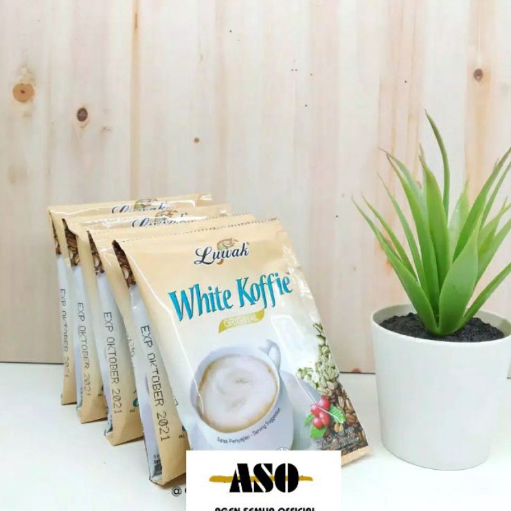 

[KODE PRODUK IHYBV8780] Kopi Luwak white Coffe original 20g RENCENG ( ISI 10)