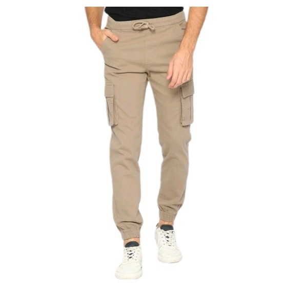 celana panjang jogger cargo polos pria wanita cargo jogger  jumbo terbaru