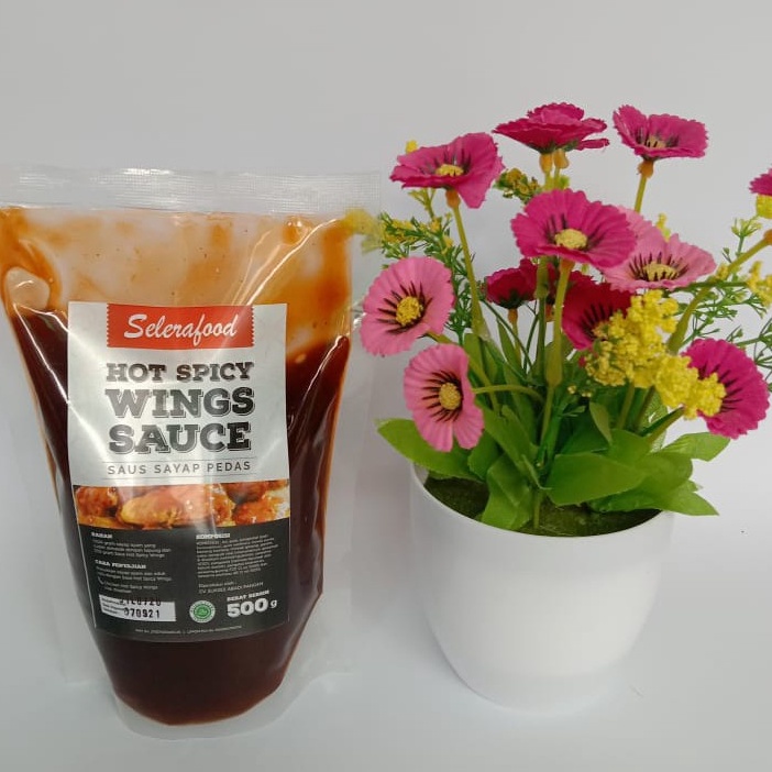 

Stock Banyak Hot Spicy Wings Sauce - Saus Sayap Pedas Selerafood 500 gr/Pack J53 ≛