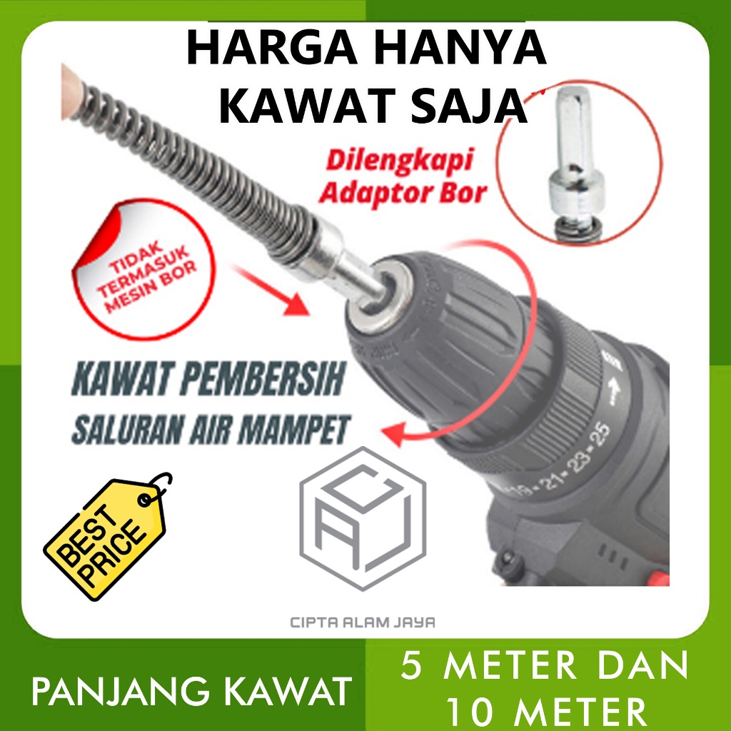 Original Kawat pembersih saluran air pipa mampet ?