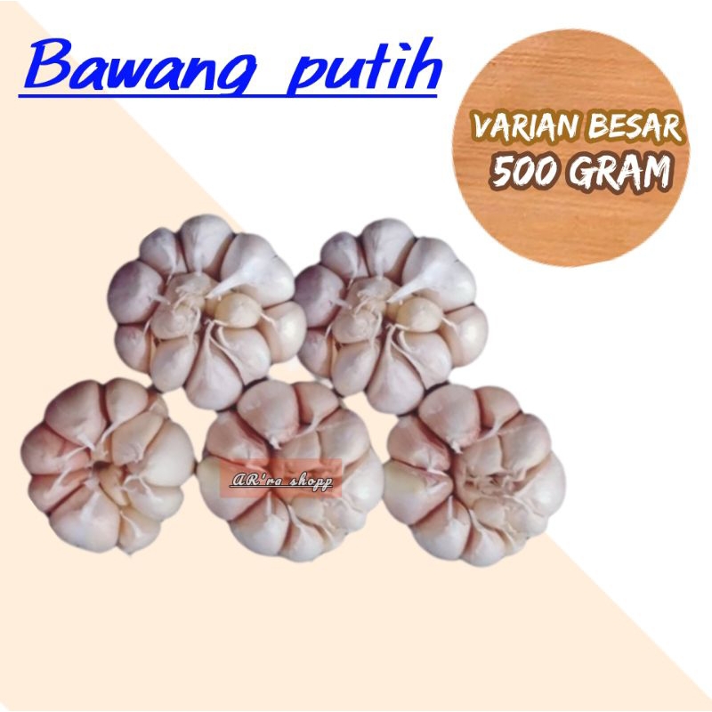 

BAWANG PUTIH varian besar 500 gram