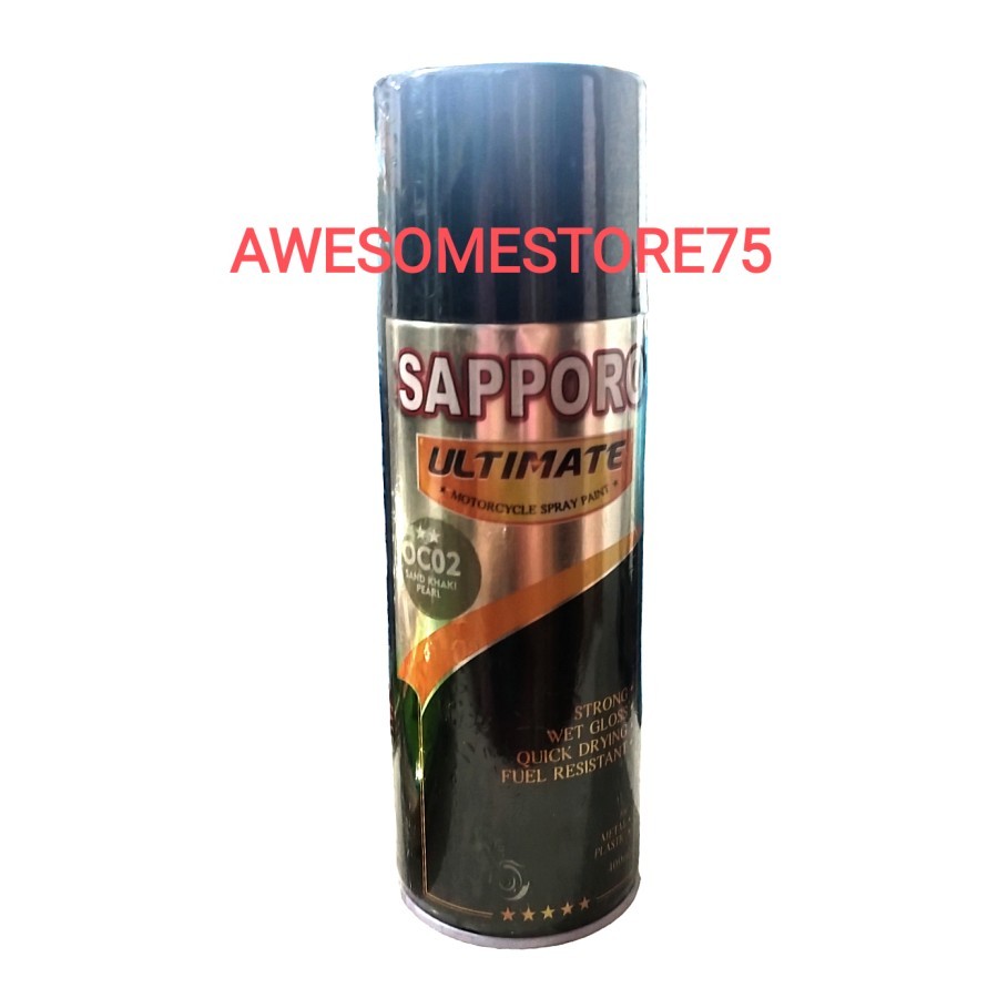 SAPPORO ULTIMATE ** OC02 SAND KHAKI PEARL HRV OC 02 Cat Semprot Paint