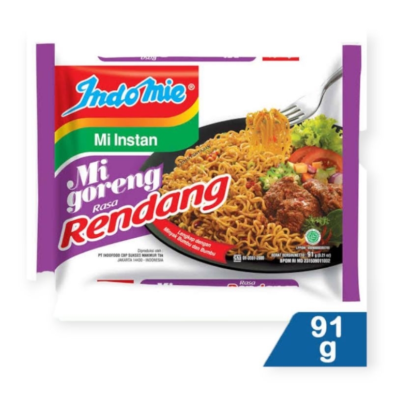 

bundling indomie goreng rendang 5 pcs