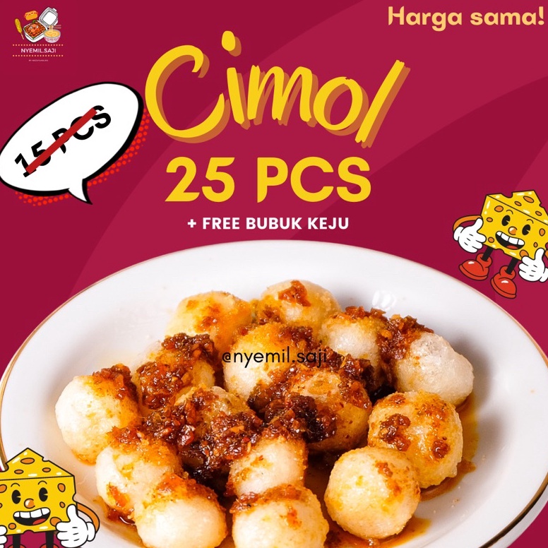 

➴ CIMOL BOJOT ISI 25 PCS 8188