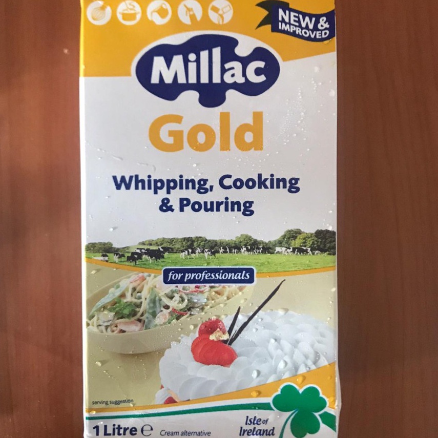 

[KODE PDWJP] Millac Gold Whip Whipping Cream 1Liter - Whipping Gold Gosend / Grab Only!!!