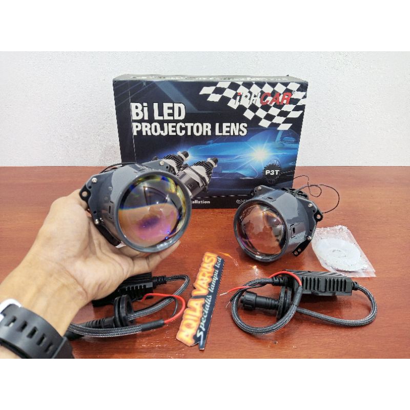BILED PROJEKTOR IPHCAR  P3T BLUE LENS 3 INCH 65 WAT RHD CUT OF