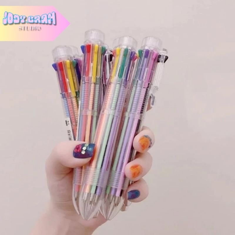 

[Jody.gram] Pulpen warna 6in1