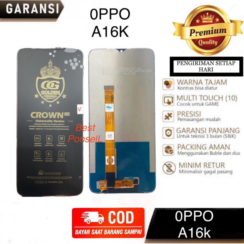 Lcd Touchscreen OPPO A16k Fullset ORIGINAL