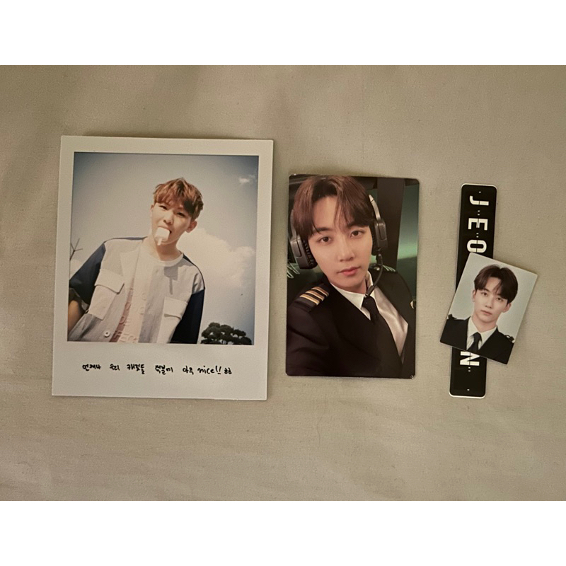 photocard seventeen jeonghan pilot set