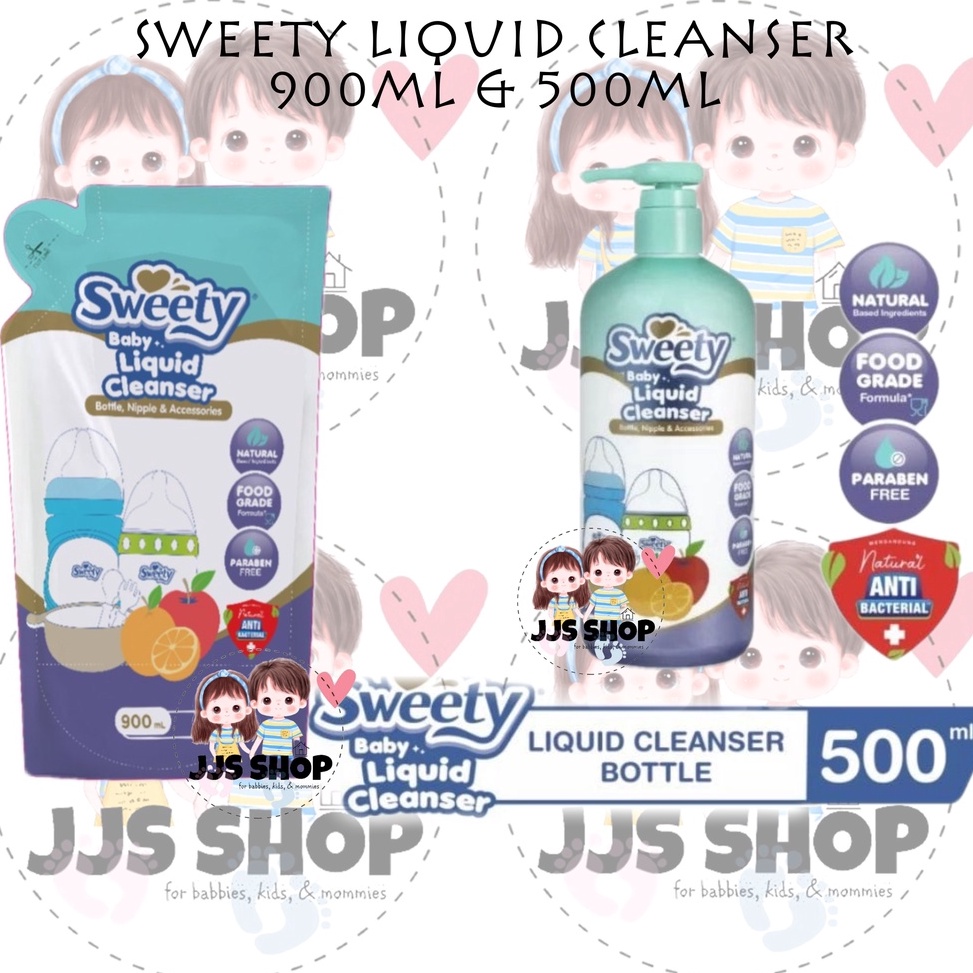 97 SWEETY BABY LIQUID CLEANSER BOTTLE NIPPLE & ACCESSORIES 200ML 450ML 500ML 900ML BOTOL PUMP REFILL