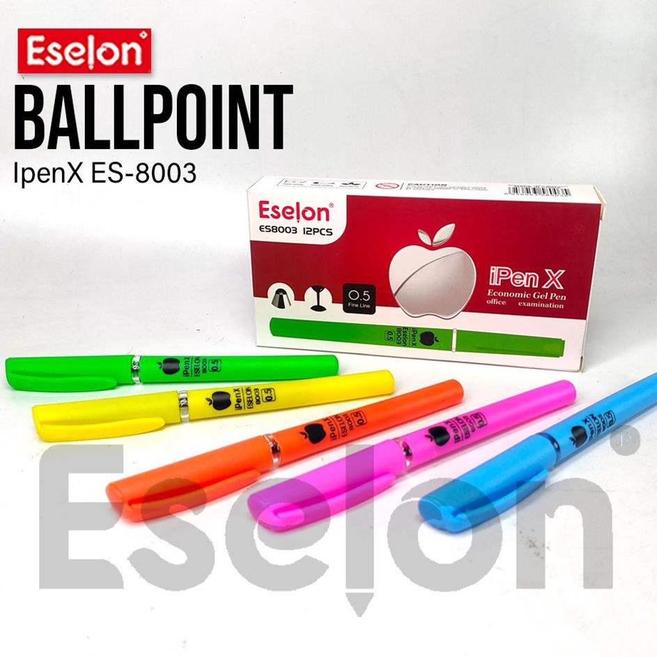 

[KODE VDVSS] 12pcs Pulpen Gel IpenX Apel Eselon G8003