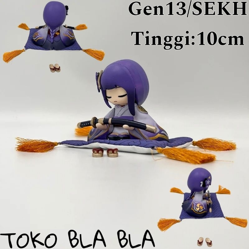 Genshin impact beelzebul raiden shogun action figure