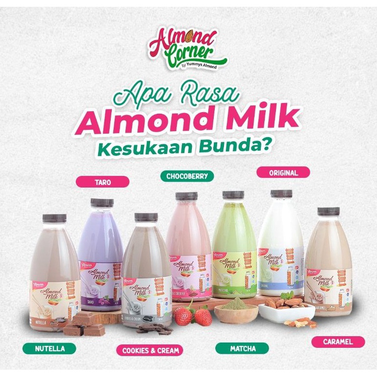 

Buru@n Beli Almond Milk Ready to Drink / Almond Corner Surabaya / Susu Almond (Booster ASI) New_Product