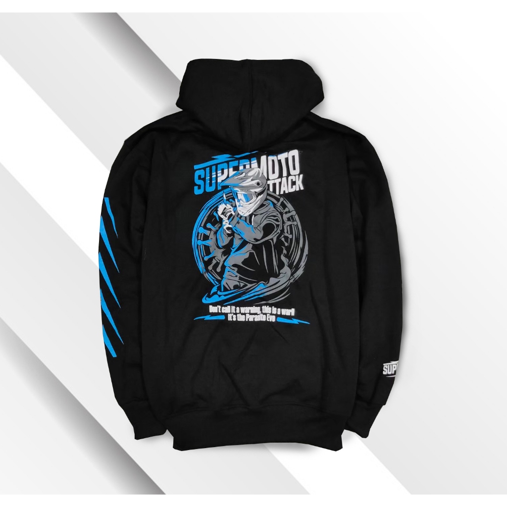 Hoodie Supermoto Attack / Jaket Hoodie Racing / Jaket Racing / Hoodie Motogp / Jaket Ducati / Hoodie