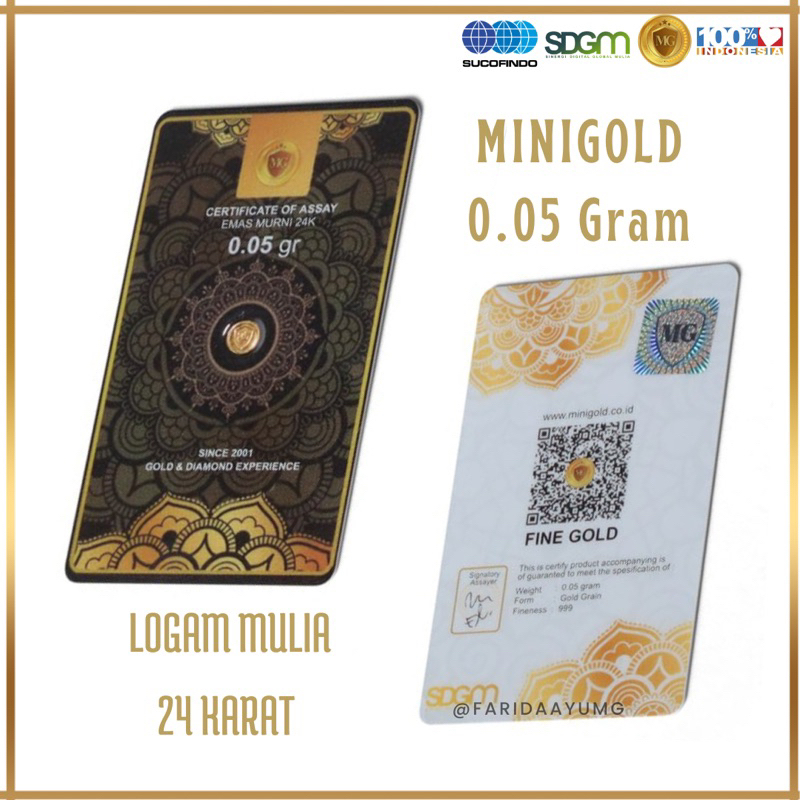 MINIGOLD 0,05 Gr
