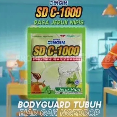 

[KODE PRODUK PNIAQ3857] Segar Dingin SD C-1000 Jeruk Nipis [7 g/ 24 Sachet/ Pack]