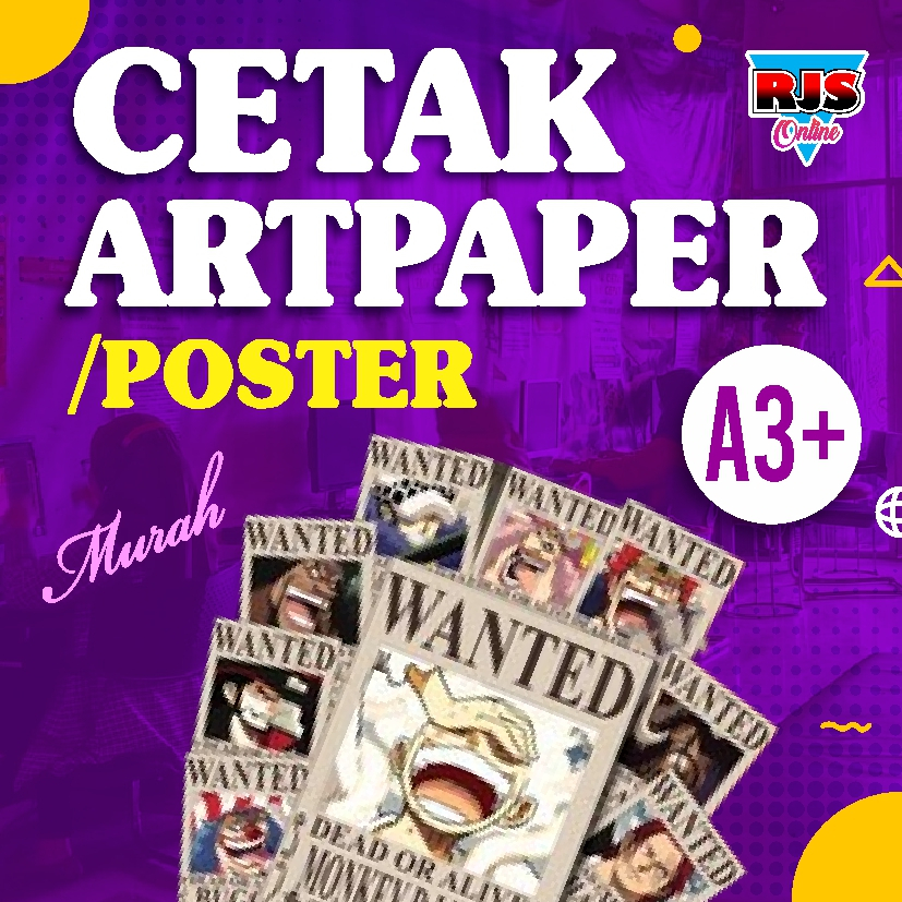

CETAK POSTER ARTPAPER 150gr 210gr KRUNGKUT a3+