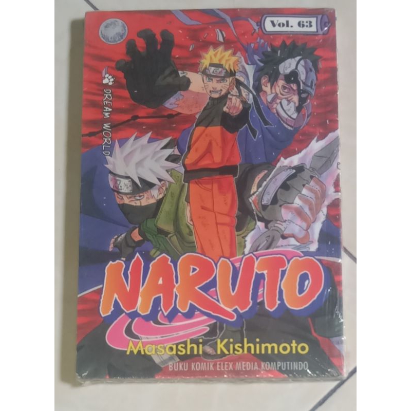 komik Naruto vol 63 original segel