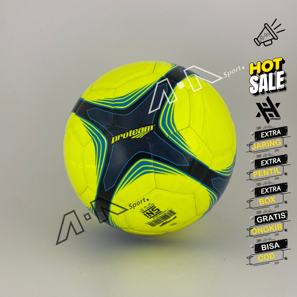 PROTEAM bola futsal PROTEAM WARRIOR ORIGINAL bola futsal size 4 original