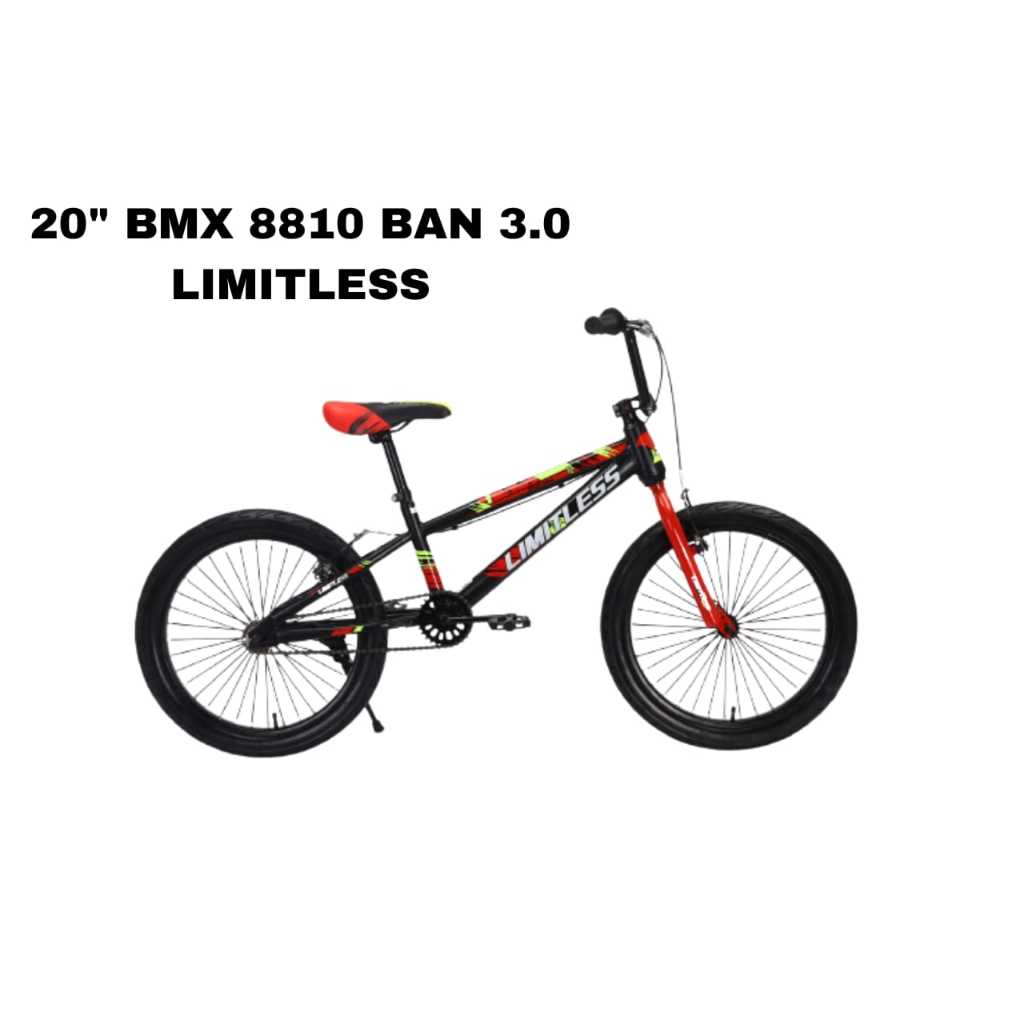 SEPEDA 20 BMX 8810 LIMITLESS 3.0 SEPEDA BMX LIMITLESS 20
