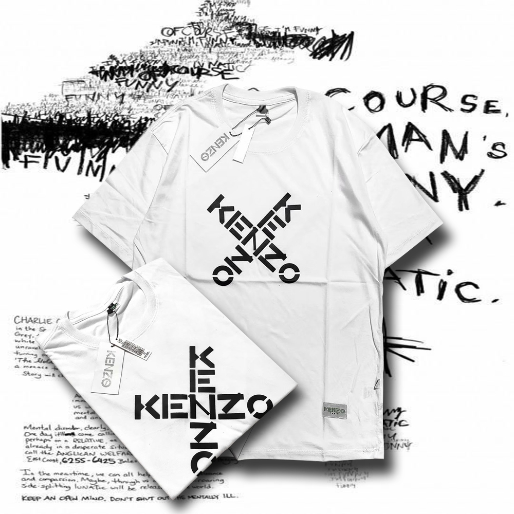 T Shirt KenzoTXA Sablon / Baju Kaos Reguler Branded KenzoTXA Premium / Baju kaos Terbaru / T Shirt D