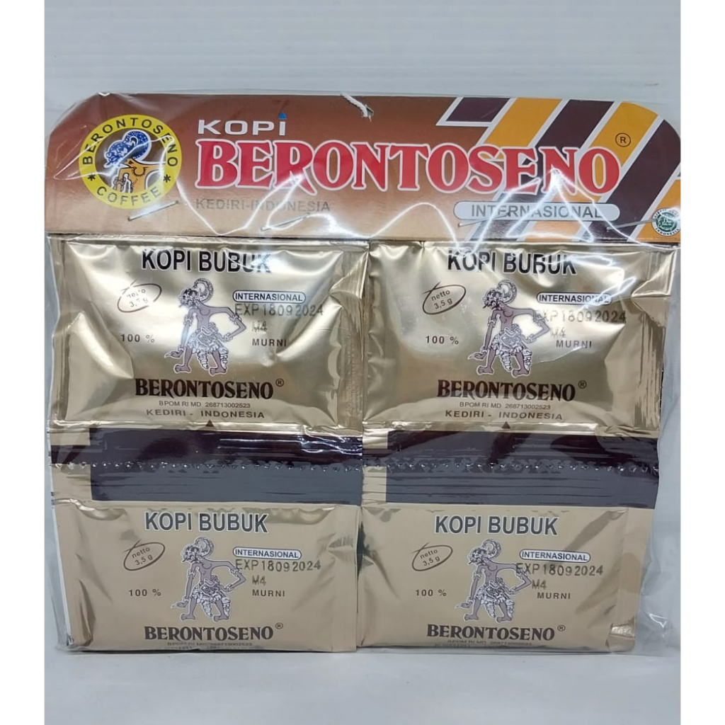 

Kopi Berontoseno Box (Sachet Inter Pack) isi 10 renceng x 20 sachet
