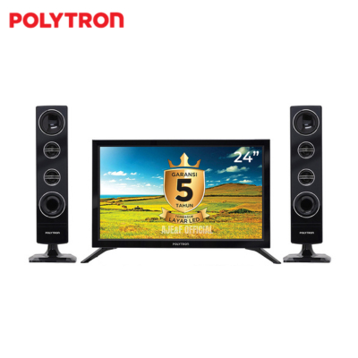 TV POLYTRON PLD 24TV1855 + SPKTN932 HDR CINEMAX DIGITAL TV LED 24 INCH