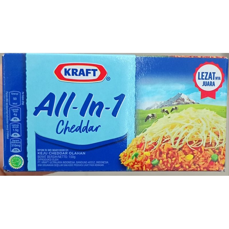 

Kraft cheddar all in 1 150gr