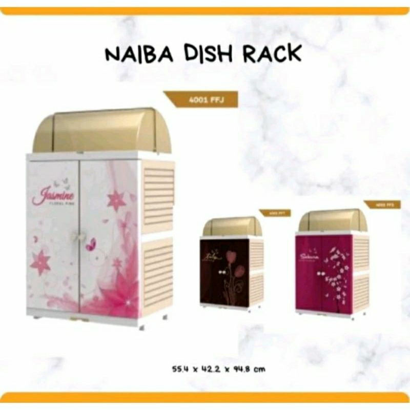 Rak Piring Plastik Naiba 4001