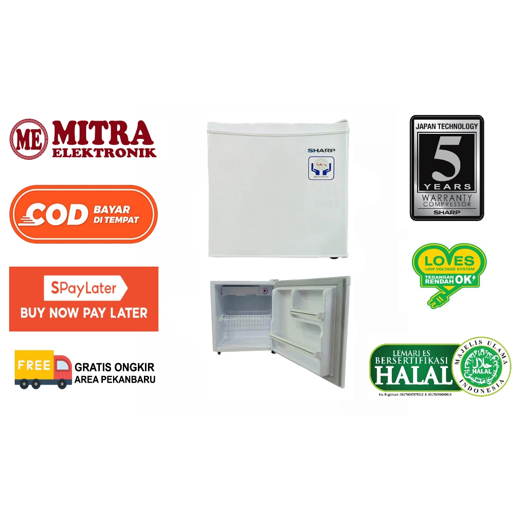 Kulkas SHARP SJ-50MB-XW / Kulkas SHARP Mini Bar ( PEKANBARU ONLY )