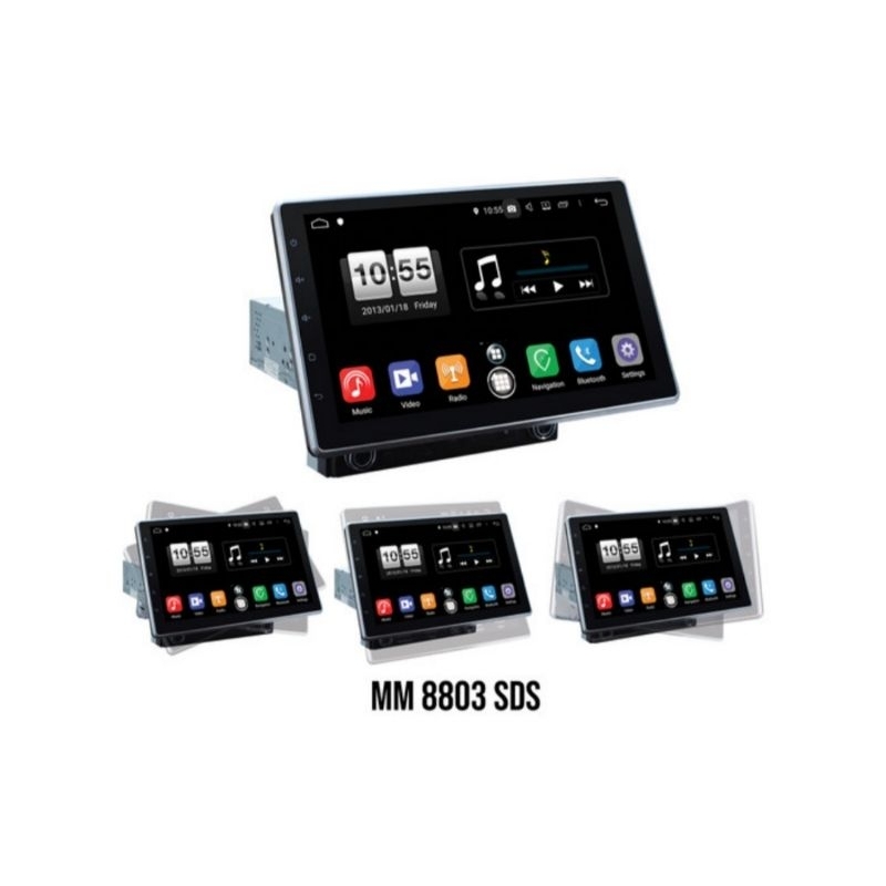 Head unit android Mtech universal 8803 SDSK 2/16 GB 12 Inch - 8803sdsk