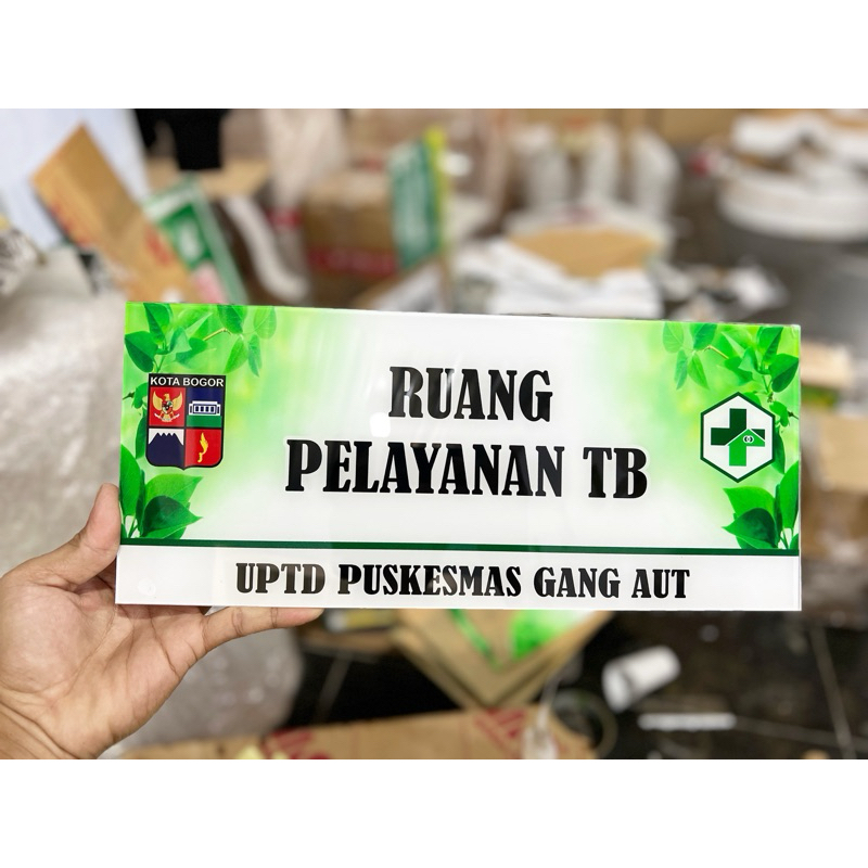 

Papan Nama Ruang (satu sisi)