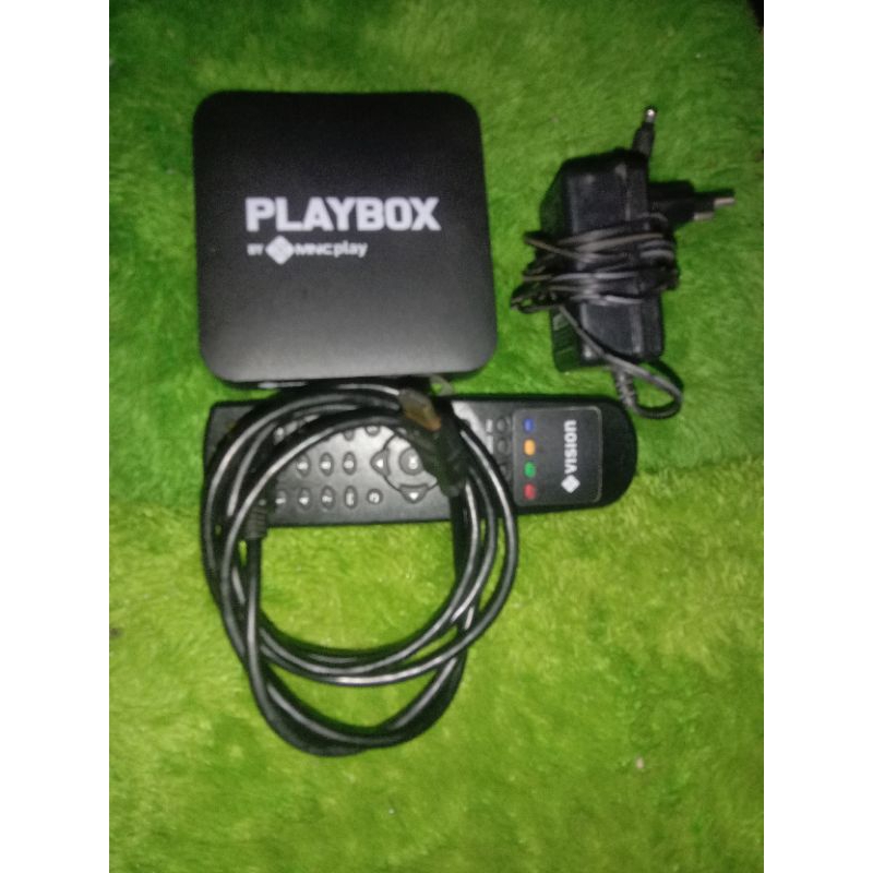 PLAYBOX Android MNC play 4K Android pie 9.1  fullset