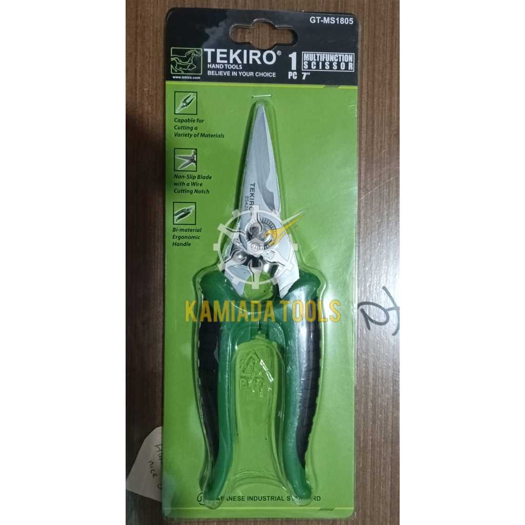 

Gunting Multifungsi 7" TEKIRO/Gunting TEKIRO 7"/Gunting Serba Bisa