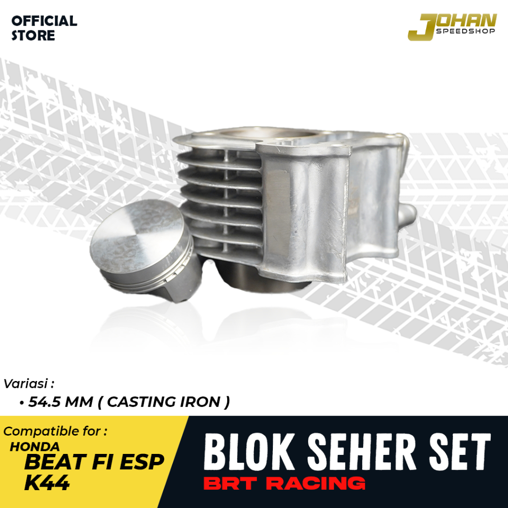 Blok Seher Brt Racing Beat Fi Scoopy Fi Esp K44 545mm KJohan Garage