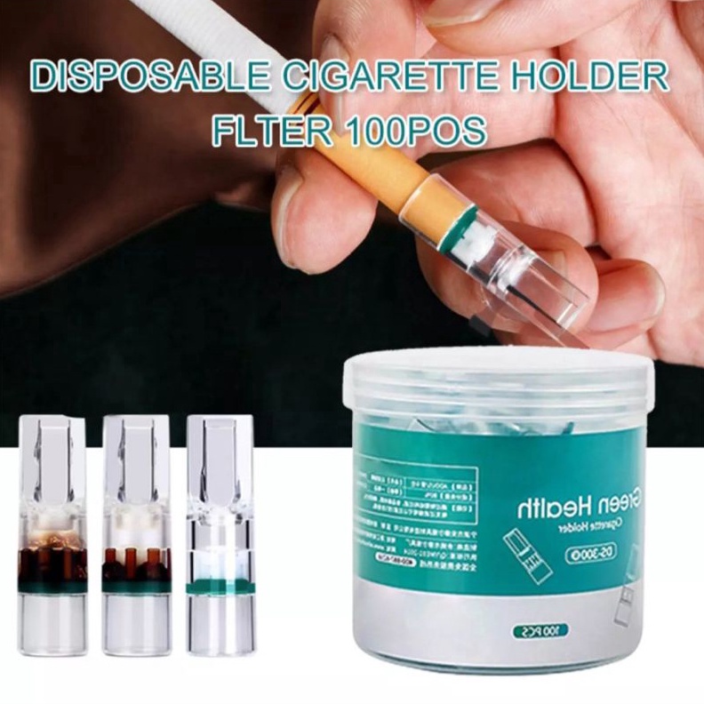 12.12 freedom - 100pcs Pipa Filter Rokok/ Pipa Penyaring Tar Nikotin Rokok/ PENYARING RACUN ROKOK 