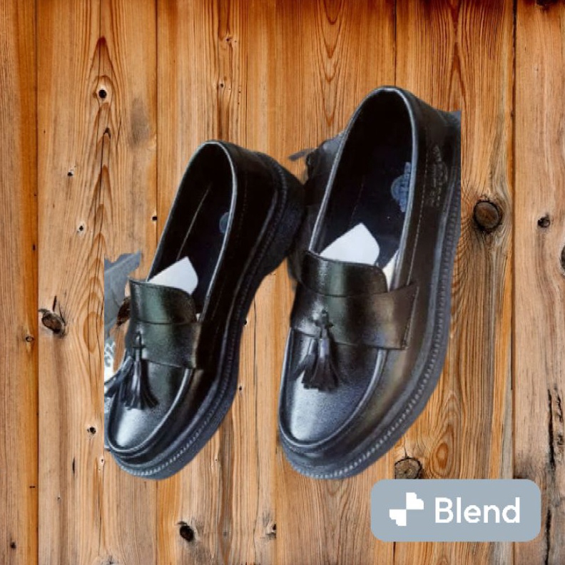 TERLARIS FREE BOX SEPATU PRIA LOAFERS DR, MARTIN, DOCMART, DOKMARTIN HITAM PREMIUM TERLARIS FREE BOX