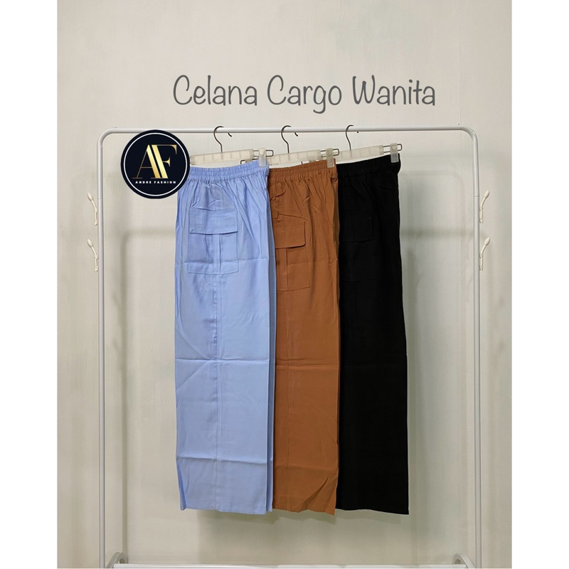 Andrefashion13_Celana Cargo Wanita Cantik_Celana Cargo Cewek Kekinian