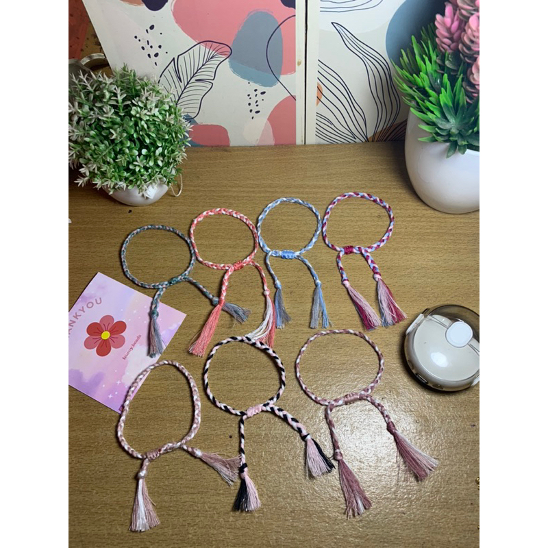 gelang kepang/gelang tali/gelang benang