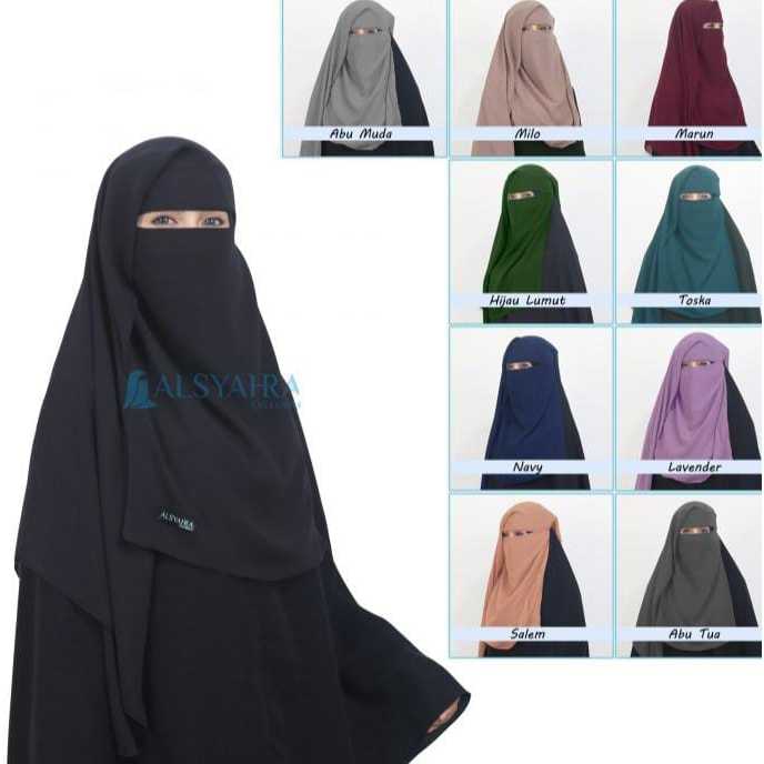 Alsyahra Exclusive Niqab Yaman Sifon Premium