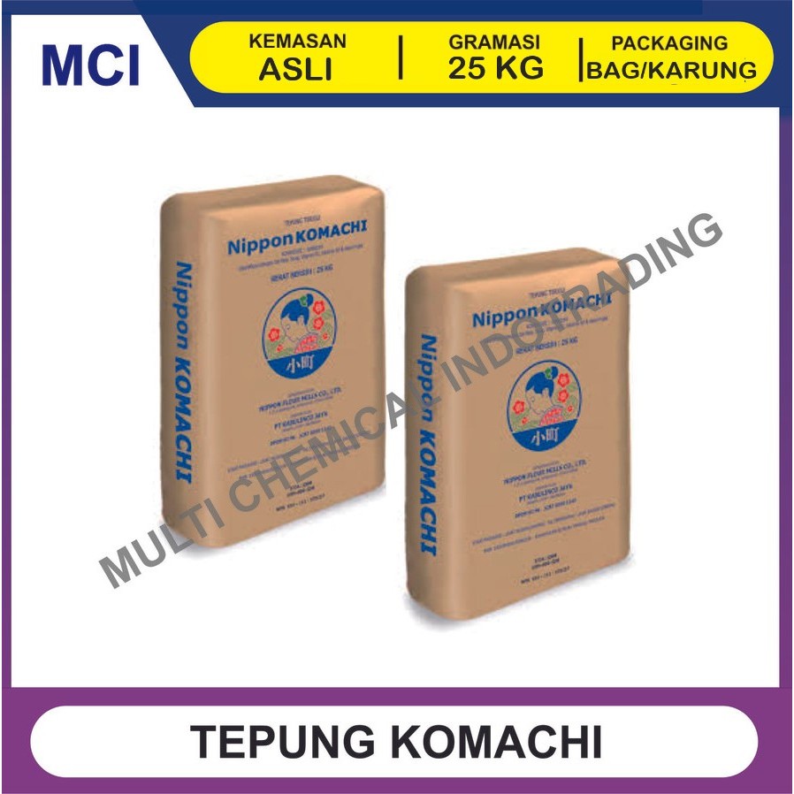 

TEPUNG KOMACHI / KOMACHI BREAD FLOUR 25 KG