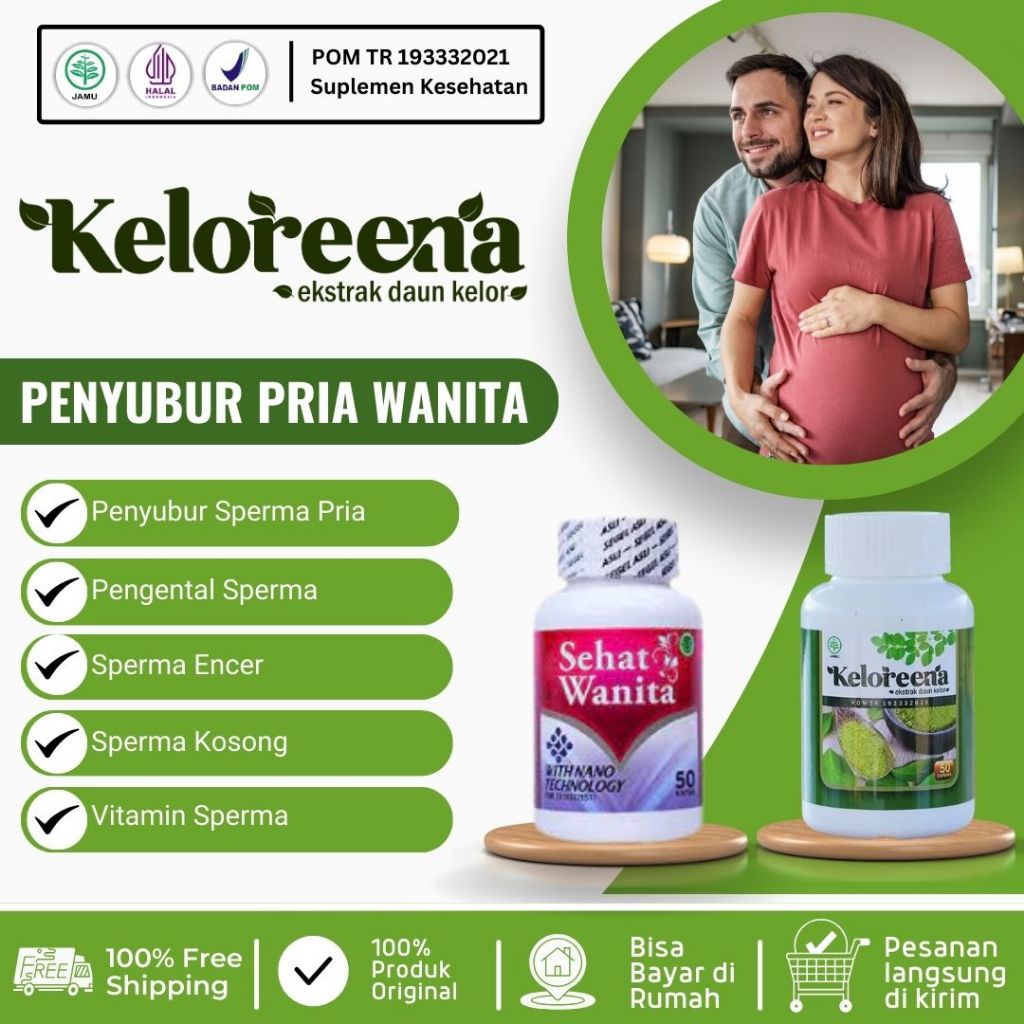 Obat Penyubur Sperma Pria Obat Penyubur Wanita Pengental Sperma Pria Sperma Encer Paket Promil Kelor