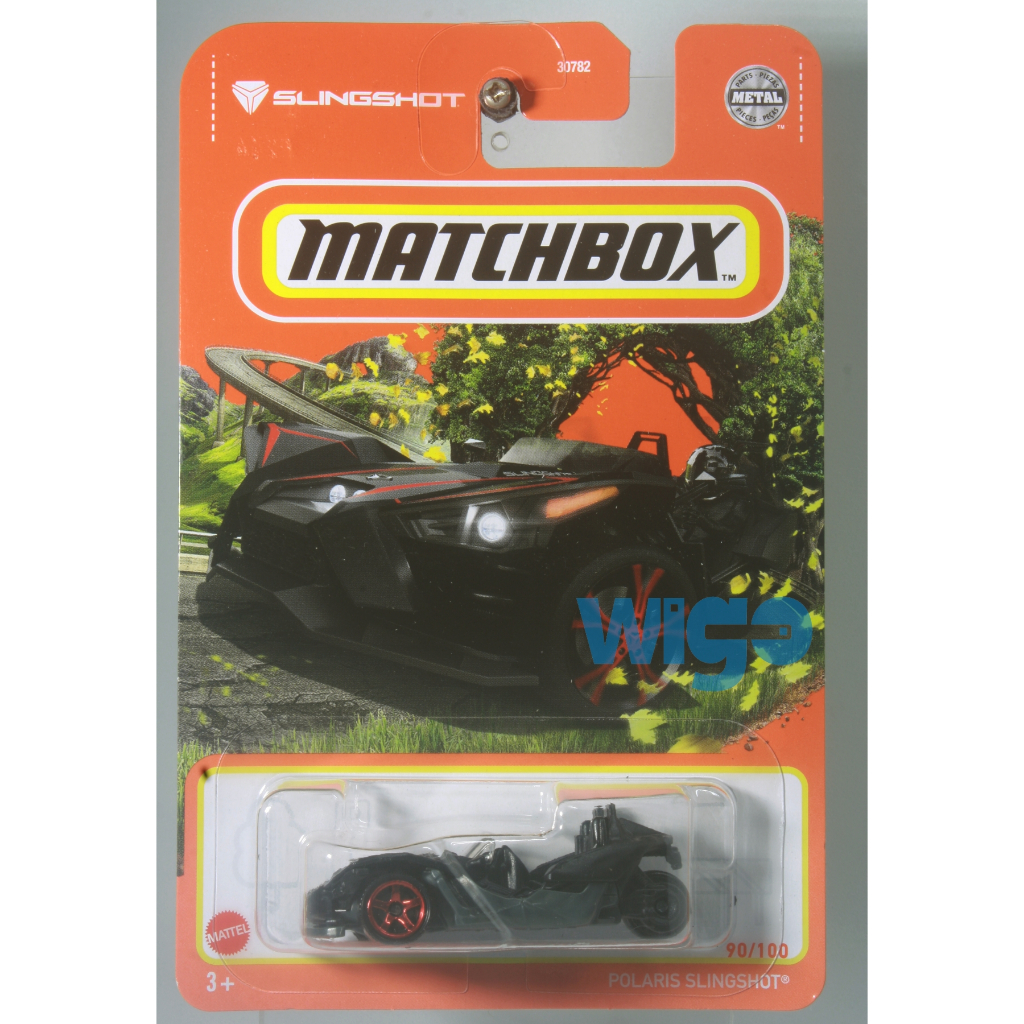 Matchbox Polaris Slingshot hitam lot Y 2021 Diecast