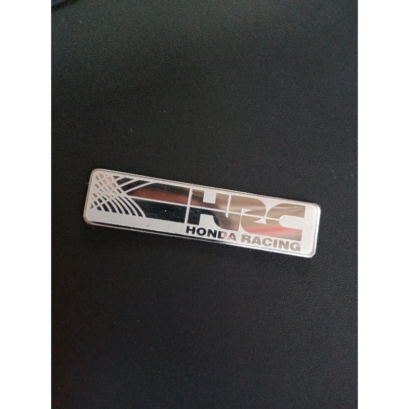 Emblem Box Filter Honda HRC Stainless