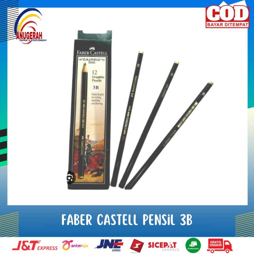 

FABER CASTEL 117103 PENSIL 9000 3B (PCS)