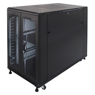 INDORACK CLOSE RACK 20U DEPTH 1150MM GLASS DOOR - IR11520G RACK SERVER 20U NOT ABBA NIRAX FORTUNA