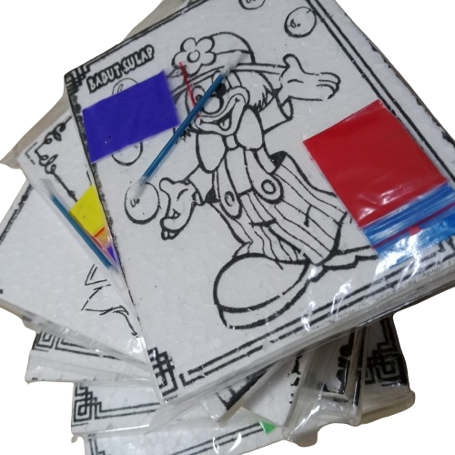 

Styrofoam Mewarnai Ukuran 12x16cm Isi 10 Pcs