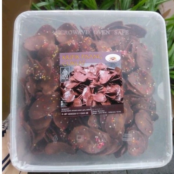 

Keripik pisang coklat lumer mamakey 500gr crispy renyah gurih manis