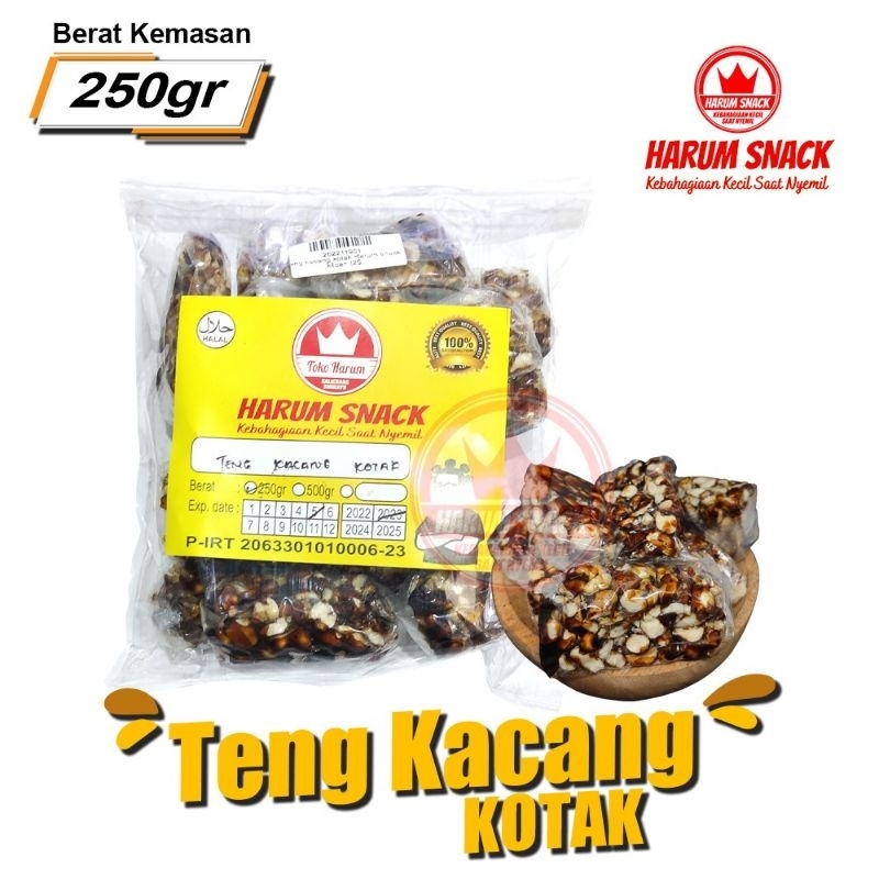 

TENG TENG KACANG KOTAK 250Gram [Harum Snack Official] MAKANAN RINGAN CEMILAN CAMILAN